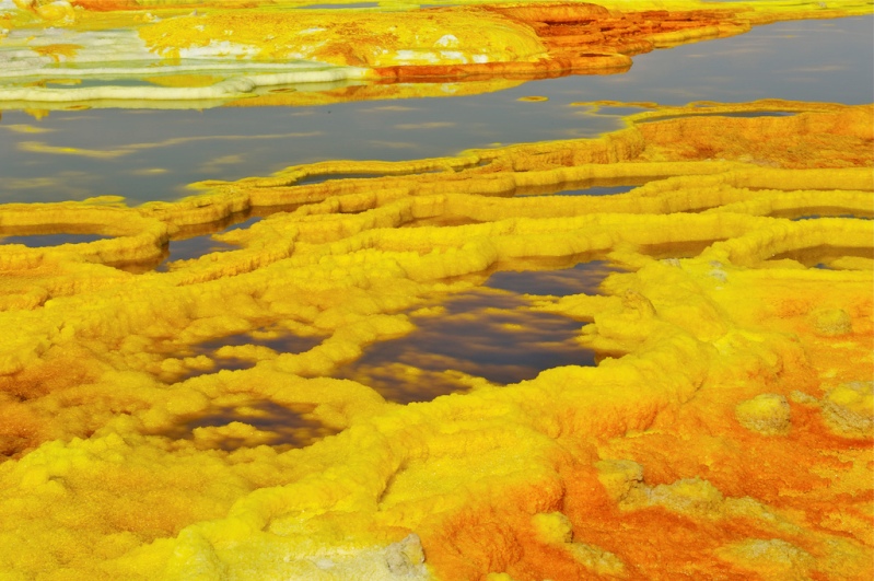 вулкан Даллол (Эфиопия). Фото / Dallol volcano (Ethiopia). Photo
