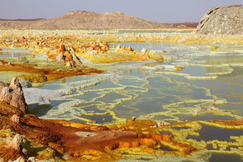 вулкан Даллол (Эфиопия). Фото / Dallol volcano (Ethiopia). Photo
