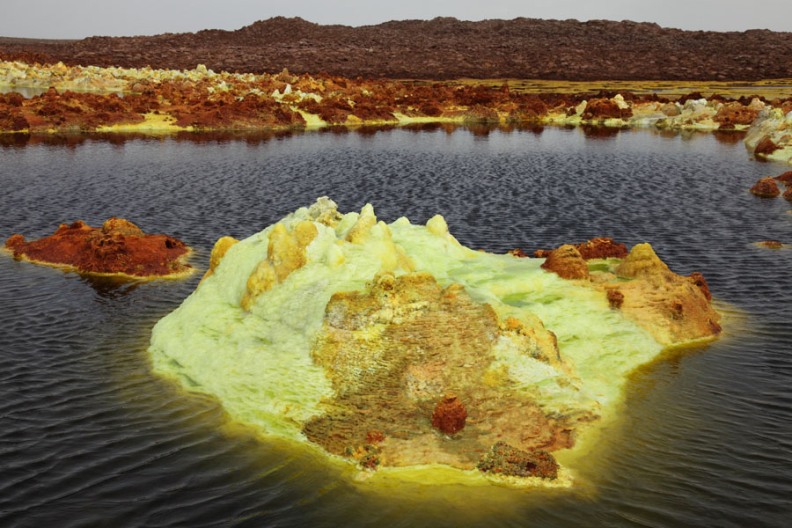 вулкан Даллол (Эфиопия). Фото / Dallol volcano (Ethiopia). Photo