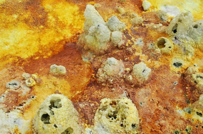 вулкан Даллол (Эфиопия). Фото / Dallol volcano (Ethiopia). Photo