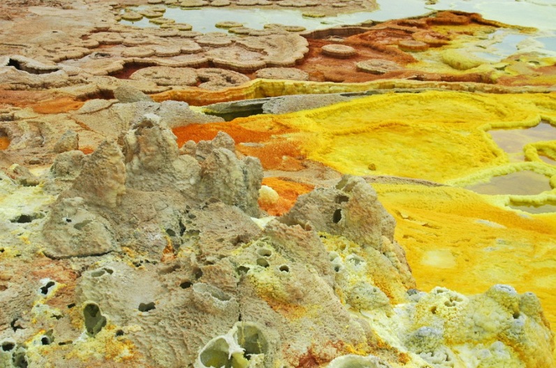 вулкан Даллол (Эфиопия). Фото / Dallol volcano (Ethiopia). Photo