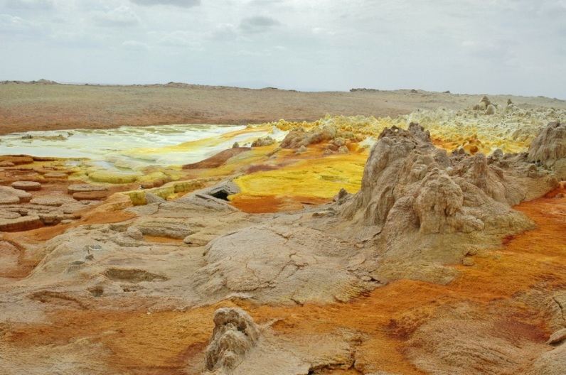 вулкан Даллол (Эфиопия). Фото / Dallol volcano (Ethiopia). Photo