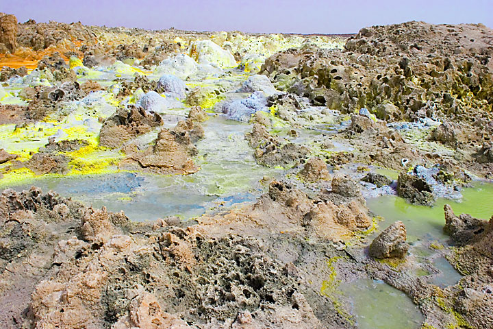 вулкан Даллол (Эфиопия). Фото / Dallol volcano (Ethiopia). Photo