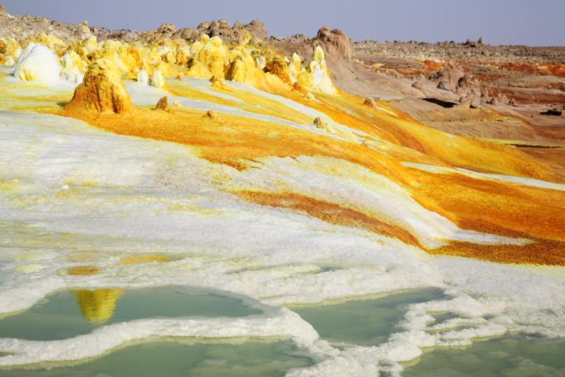 вулкан Даллол (Эфиопия). Фото / Dallol volcano (Ethiopia). Photo
