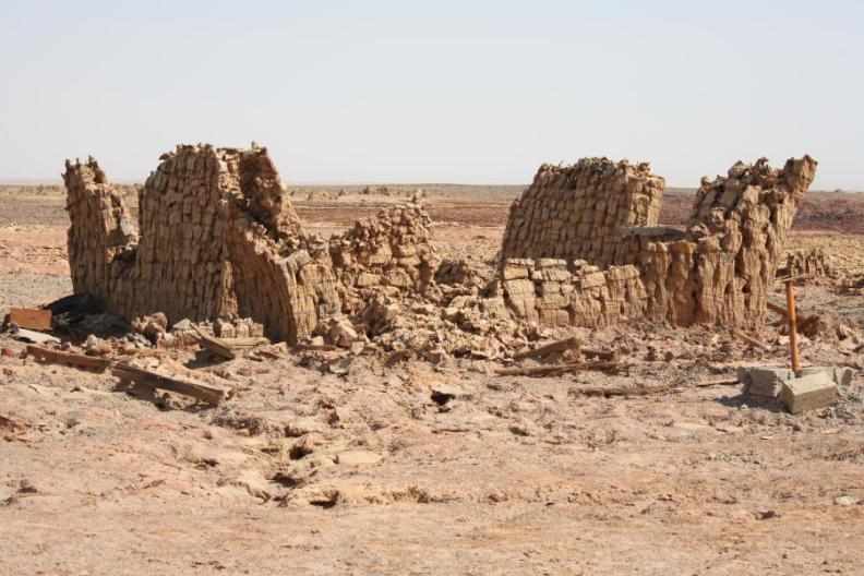 поселение Даллол (Эфиопия). Фото / settlement Dallol (Ethiopia). Photo