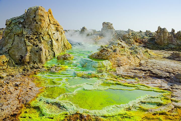 вулкан Даллол (Эфиопия). Фото / Dallol volcano (Ethiopia). Photo