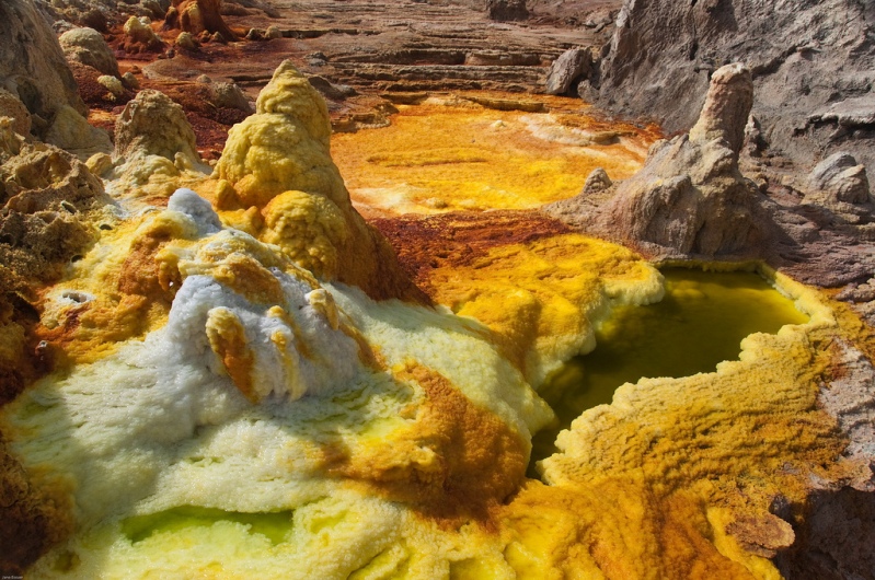 вулкан Даллол (Эфиопия). Фото / Dallol volcano (Ethiopia). Photo