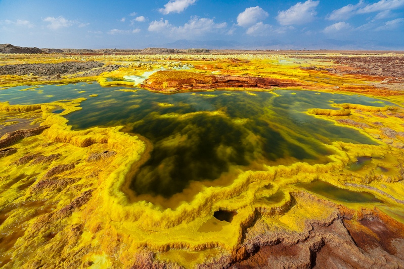 вулкан Даллол (Эфиопия). Фото / Dallol volcano (Ethiopia). Photo