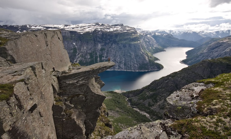 Скала Язык Тролля (Норвегия). Фото / Trolltunga. Photo