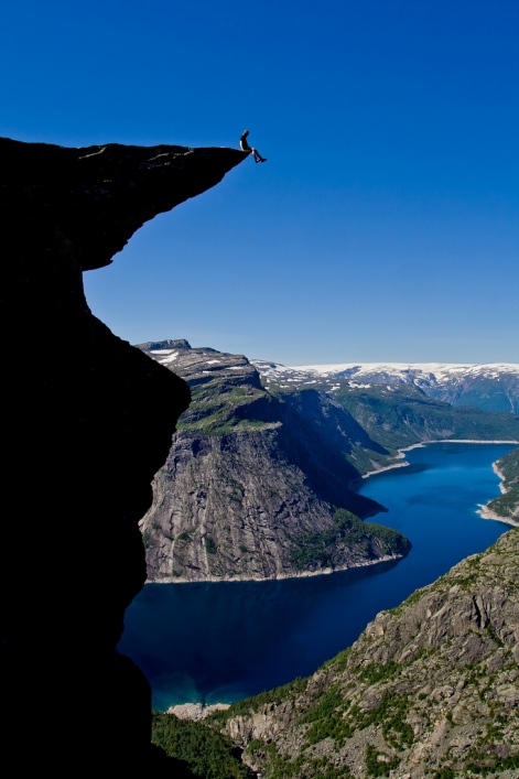 Скала Язык Тролля (Норвегия). Фото / Trolltunga. Photo
